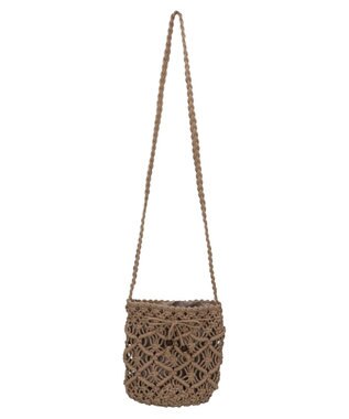 Green Parks ・マクラメキンチャクショルダーバッグ Mocha