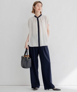 23区 【CLASSY.6月号掲載】LORISTELLA バンブーハンドル ショルダーバッグ ブラック系