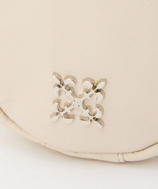 russet ソフトレザーロールショルダーバッグ(CE-1661) Ivory