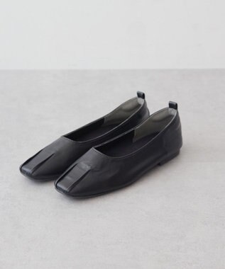 AMERICAN HOLIC 整履きフロントタックパンプス Black