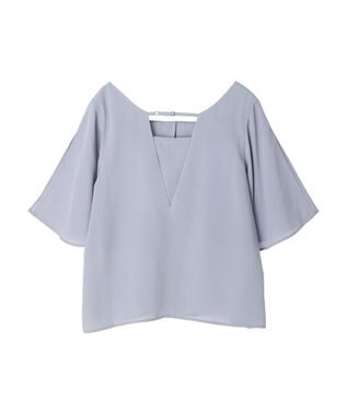 earth music&ecology ２ＷＡＹショルダースリットブラウス Off White