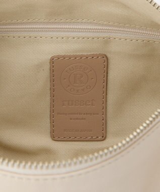 russet ソフトレザーロールショルダーバッグ(CE-1661) Ivory