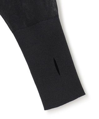 ICB L 【MAG×スタイリストコラボ】シャイニーシアーニット×サテンストレートパンツ ブラックニット×ベージュパンツ