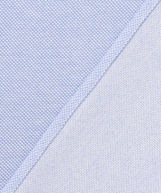 J.PRESS MEN 【吸水速乾 / 抗菌防臭 / 遮熱 / 防シワ】【J.PRESS OXFORD JERSEY】カノコインレイ半袖 シャツ / B.D. サックスブルー系