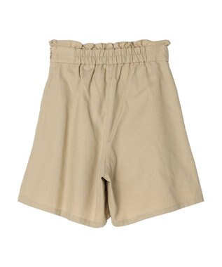 earth music&ecology フリルキュロットパンツ Camel