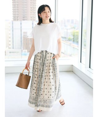 CRAFT STANDARD BOUTIQUE レーススリーブカットプルオーバー Off White