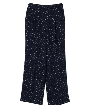 AMERICAN HOLIC 美・美・美アソートプリントストレートパンツ Navy