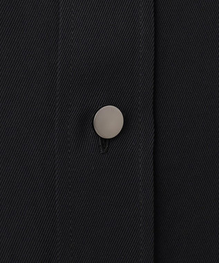 NAVE 【ReNAVE　洗える】アセテートギャバシャツ ブラック