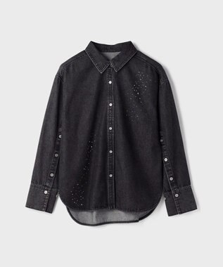 GRACE CONTINENTAL ビジューデニムシャツ