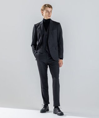 JOSEPH HOMME 新素材【ストレッチ/セットアップ対応】クリアドビージャージー   テーパードパンツ / CITY グレー系