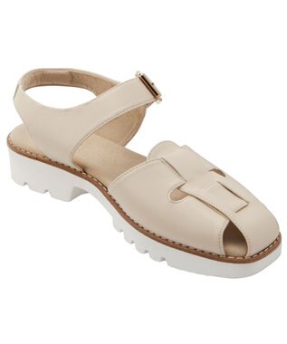 ASICS WALKING ペダラ ソフトラギッドサンダル レディース 2E ベージュ系