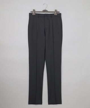 GOTAIRIKU ロングセラー【洗える/折り目加工/シワになりにくい/ウエストアジャスター】ウォッシャブル サマーウール100％パンツ_限定色(ノータック)25年モデル ブラック系