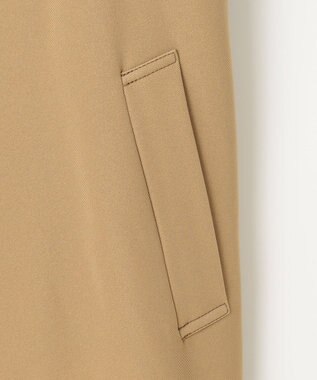 自由区 ミドル丈 トレンチコート キャメル系