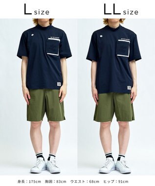 PW CIRCULUS 【MEN】アクティブショーツ ゴルフ カーキ系