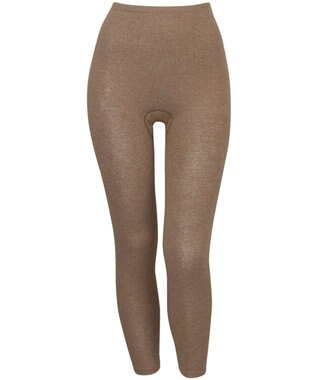 Wing あったかインナー オーガニックコットン混  やわらかくやさしい肌ざわり 【綿の贅沢オーガニック】 綿混 ボトム 足首丈 秋 冬 ER4831 ウイング／ワコール シナモンブラウン