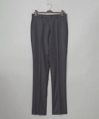 GOTAIRIKU 【Loro Piana Fabric】365 通年スーツ(グレー×ストライプ) グレー系1