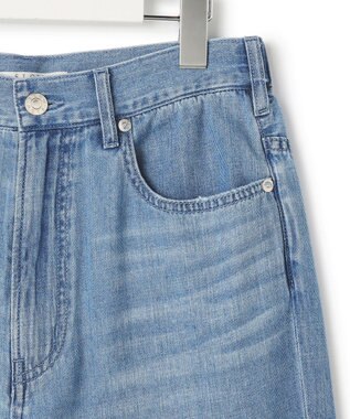 23区 【SLOW/一部店舗限定】LIGHT DENIM  ワイド パンツ ブリーチ