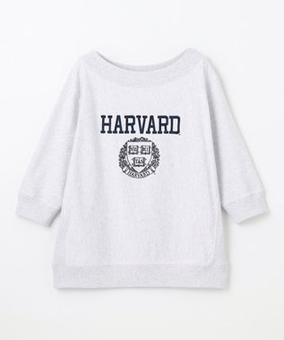 ANY カレッジコラボトレーナー トップグレー×ネイビー刺繍(HARVARD)