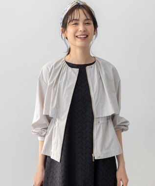 組曲 L エアリーブルゾン グレージュ系