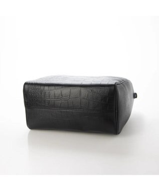 UNBILLION perche 牛革オイル2wayテープショルダー クロコブラック