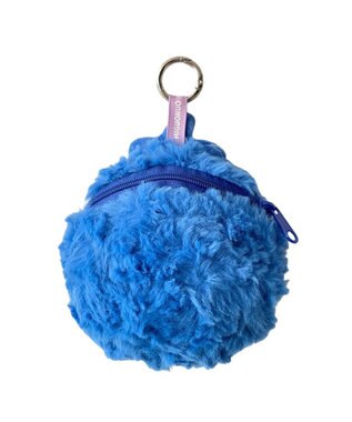 WEGO ぷっくりフルーツフェイスぬいぐるみキーホルダー ブルー