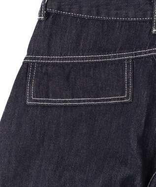 WEGO バンダナ付きリジットワイドデニム デニム濃色