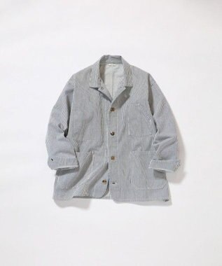 LENO COVERALL JACKET [UNISEX] カバーオールジャケット WHITE STRIPE