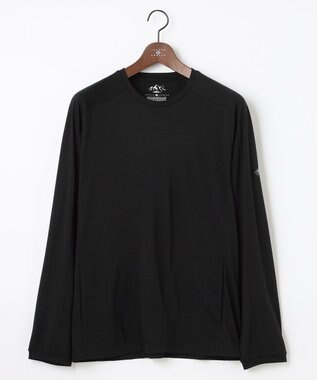 JOSEPH ABBOUD MOUNTAIN 【UNISEX】メリノウール天竺 カットソー ブラック系