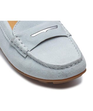 REGAL FOOT COMMUNITY 【リーガルレディース】F89R ドライビングタイプシューズ フラットシューズ ライトブルースエード