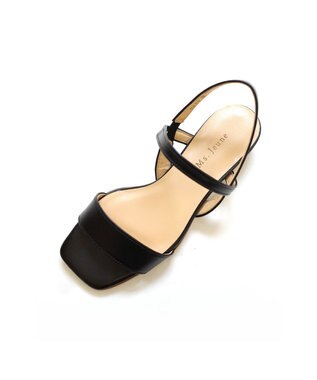 Pointer 日本製 本革バックストラップサンダル ブラック