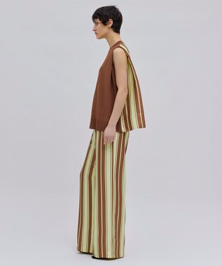 BEIGE， 【洗える】GUILLABERT / イージーパンツ Lime×Camel