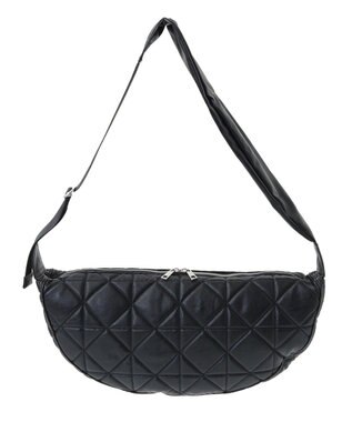 Green Parks ・ｃａｃｈｅｃａｃｈｅキルティングハーフムーンショルダ Black