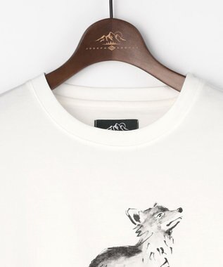 JOSEPH ABBOUD MOUNTAIN 【テーム・ヤルヴィコラボレーション/ゆったり】　　プレーティング天竺ヤルヴィー Tシャツ キツネ