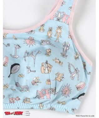 une nana cool トムとジェリー × une nana cool ナイトアップブラ サックス