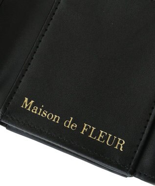 Maison de FLEUR プチリボンウォレット Black