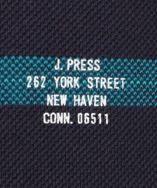 J.PRESS MEN マルチボーダー カノコTシャツ ネイビー系7