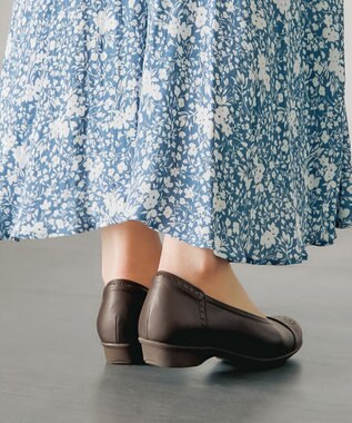 ASICS WALKING ペダラ レディース 3E 2.0cmヒール ブラウン系