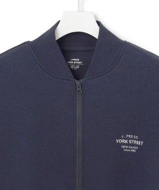 J.PRESS YORK STREET 【UNISEX】ジャージ MA-1 ジップカーディガン ネイビー系