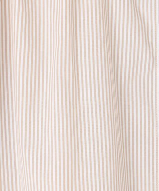 Feroux 【洗える】バンドカラーパールボタン ブラウス ベージュ系1