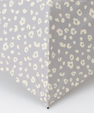 ANY SIS 【晴雨兼用】スーパーライトレオパード 折りたたみ傘 ライトグレー系