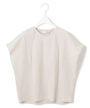ICB L 【接触冷感・UVカット・防シワ・洗える】 アトラストリコット フレンチスリーブトップス トープ系