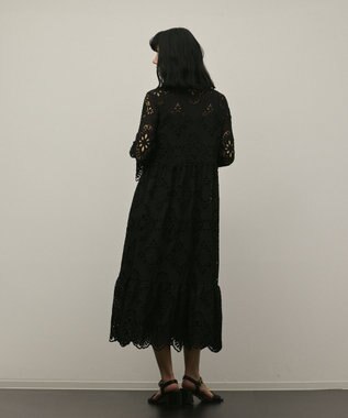 GRACE CONTINENTAL カットレースワンピース ブラック