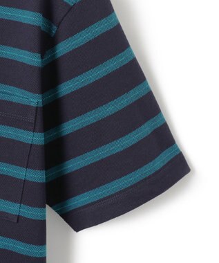 J.PRESS MEN マルチボーダー カノコTシャツ ネイビー系7