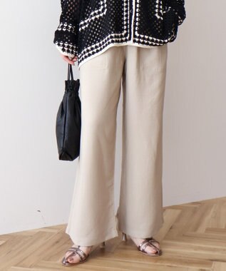 AMERICAN HOLIC 【接触冷感】ベイカーリラックスパンツ Beige