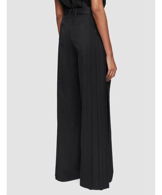 JOSEPH ジョゼフプリッセ　ワイドトラウザーズ Black