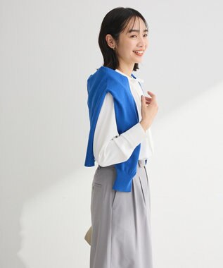 Green Parks リボンブラウス Off White