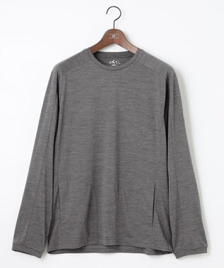 JOSEPH ABBOUD MOUNTAIN 【UNISEX】メリノウール天竺 カットソー ライトグレー系