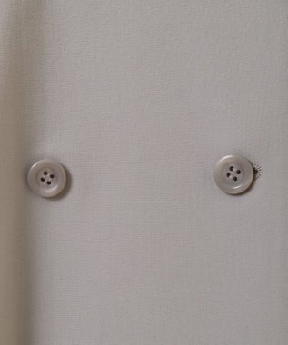 earth music&ecology サイドプリーツジレンチ グレー