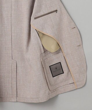 GOTAIRIKU ウォッシャブルに進化【洗える/シワになりにくい/ストレッチ】タイワンタフタ ジャケット ベージュ系