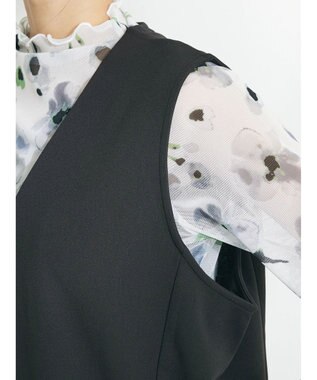 CRAFT STANDARD BOUTIQUE ジョーゼットロングジレ Black